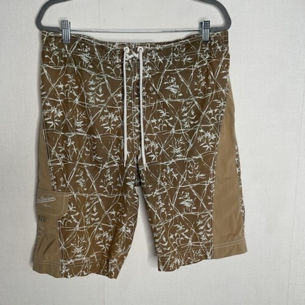 VTG Tommy Bahama Sample Relax Hawaiian Mesh Lined Swim Trunks Shorts Men M China